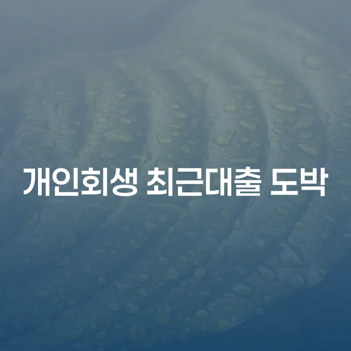 개인워크아웃제도 연체 채무 신속해결방법 경험 많은 곳에서