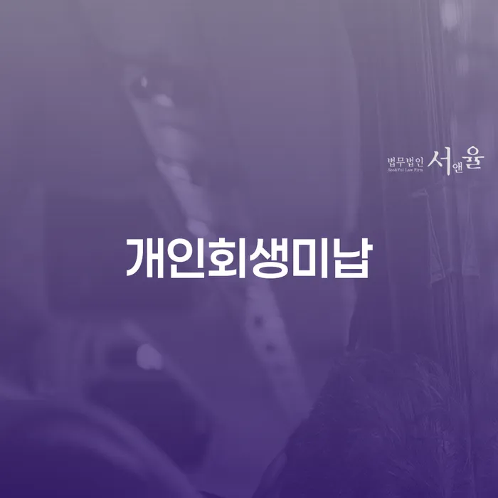 회생 채무조정제도을 이용하여 신청장점