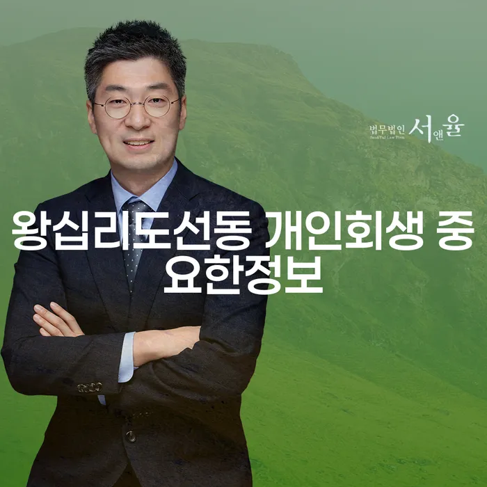 왕십리도선동 개인회생 중요한정보