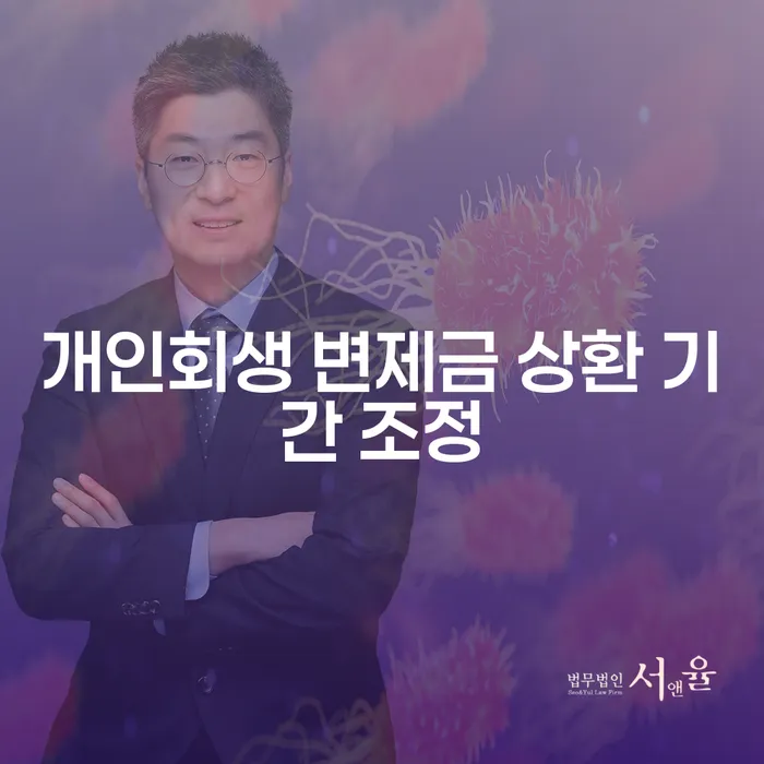 개인회생 변제금 상환 기간 조정, 어떻게 해야 할까요?