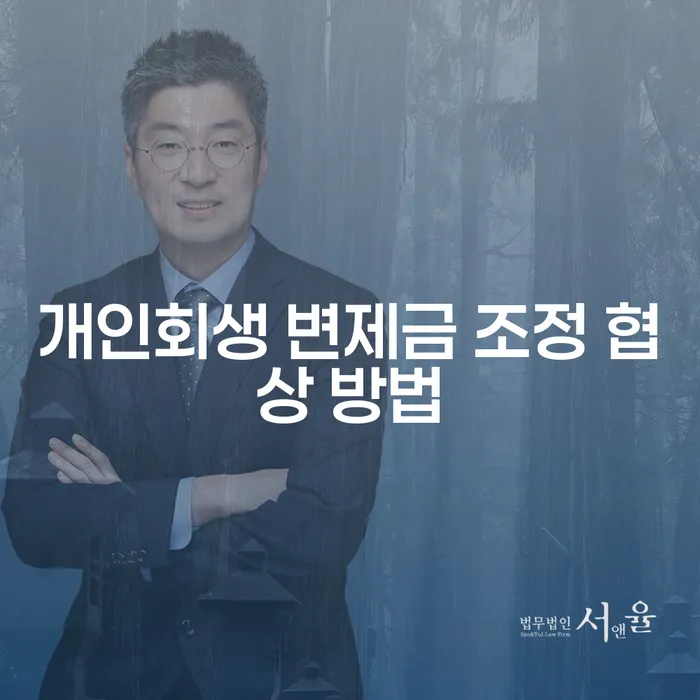 개인회생 변제금 조정 협상 방법은 어떻게 해야 할까요?