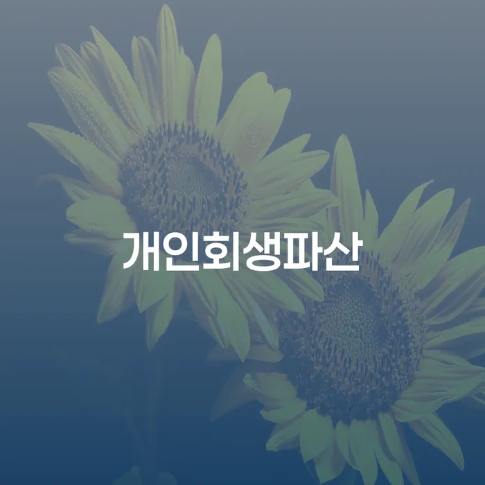 동래구 개인회생 및 파산 절차를 통한 채무 해결 방법